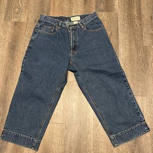 Eddie Bauer denim capris